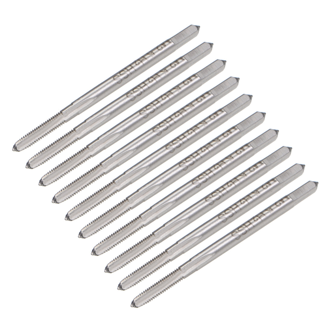 Harfington Metric Machine Tap 3 Straight Flutes High Speed Steel 10pcs