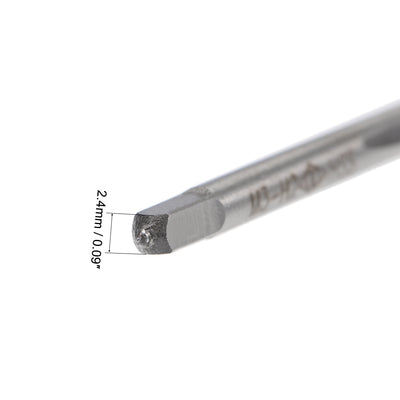 Harfington Metric Machine Tap 3 Straight Flutes High Speed Steel 10pcs