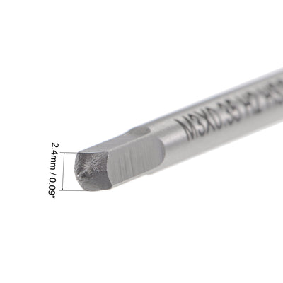 Harfington Metric Machine Tap 3 Straight Flutes High Speed Steel 10pcs