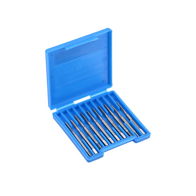 Harfington Metric Machine Tap 3 Straight Flutes High Speed Steel 10pcs