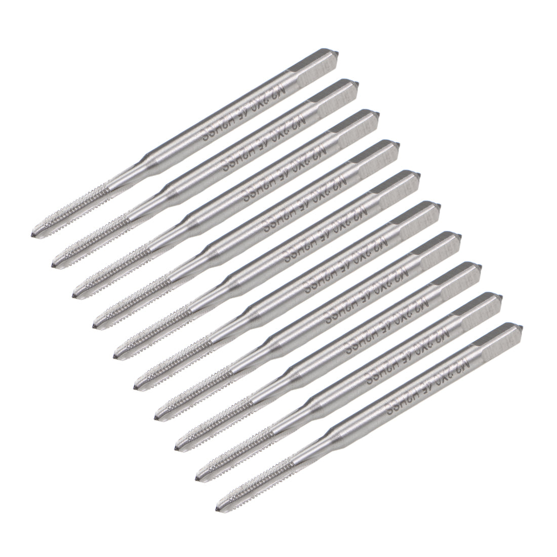 Harfington Metric Machine Tap 3 Straight Flutes High Speed Steel 10pcs