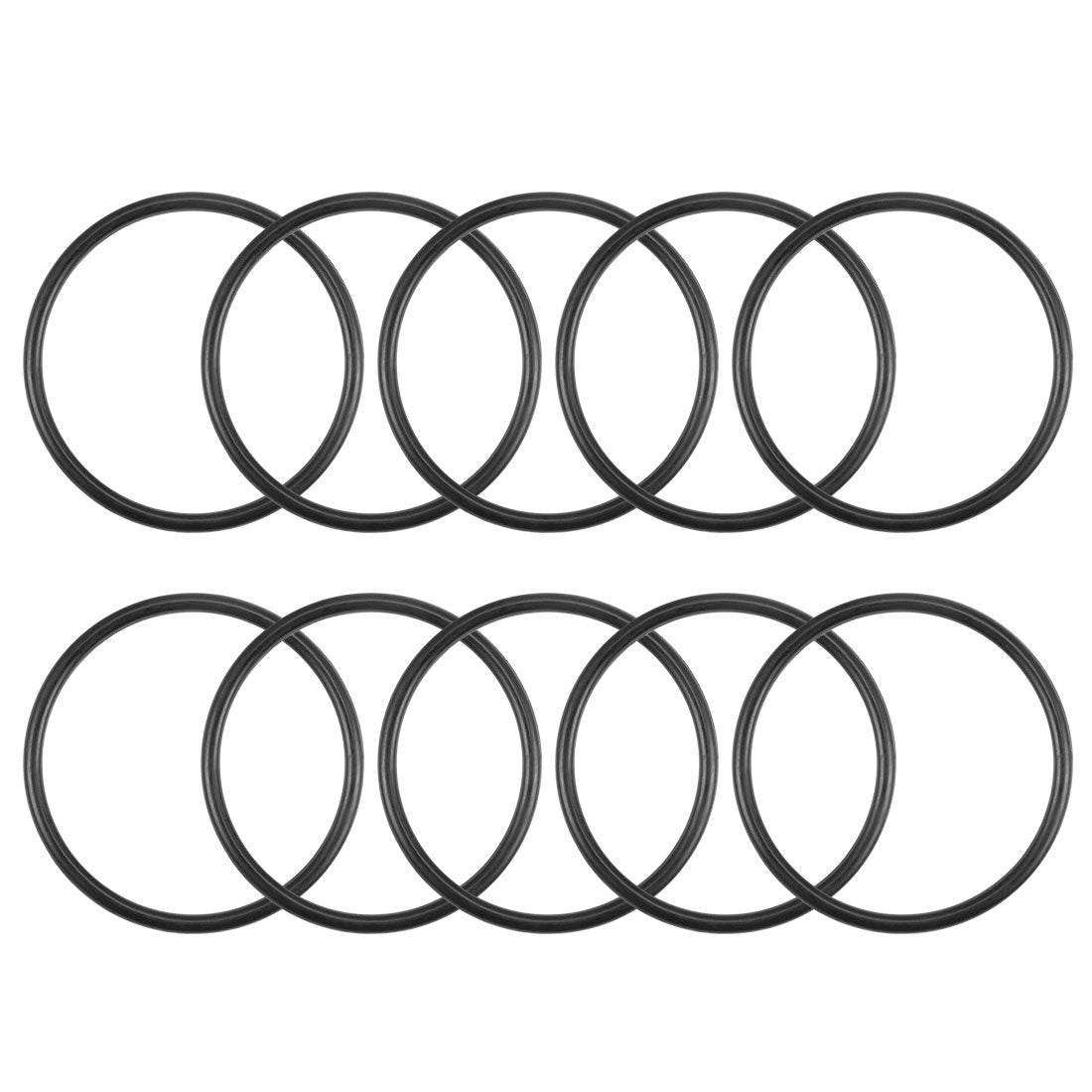uxcell Uxcell 10Pcs of O-Rings Nitrile Rubber Width Seal Gasket
