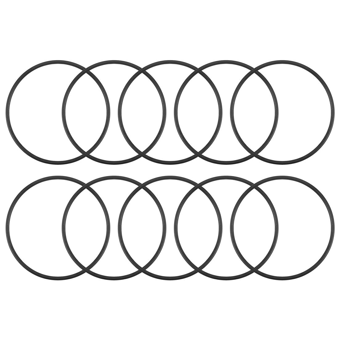 uxcell Uxcell 10Pcs of O-Rings Nitrile Rubber Width Seal Gasket