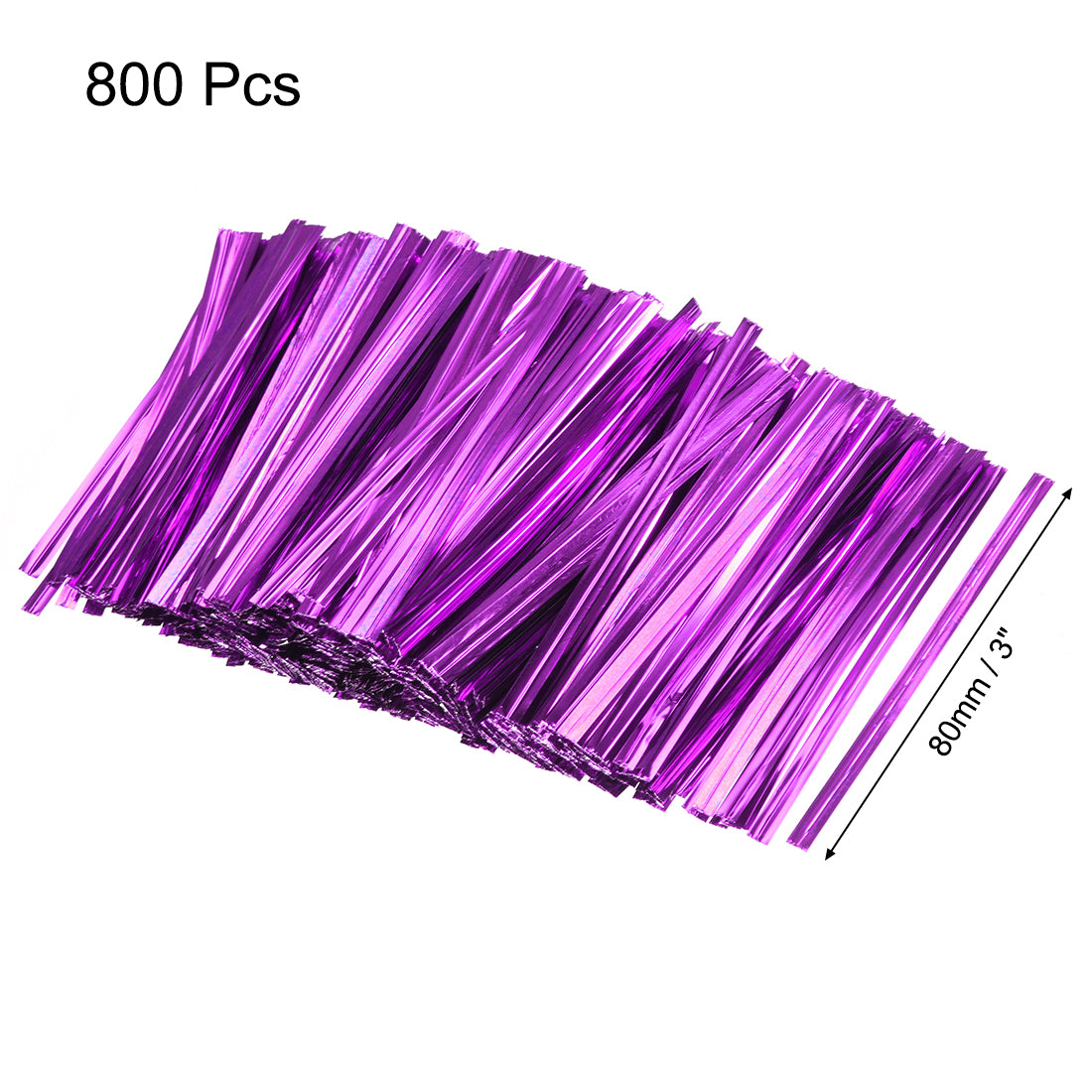 Harfington Inches Metallic Twist Ties for Bags 800pcs