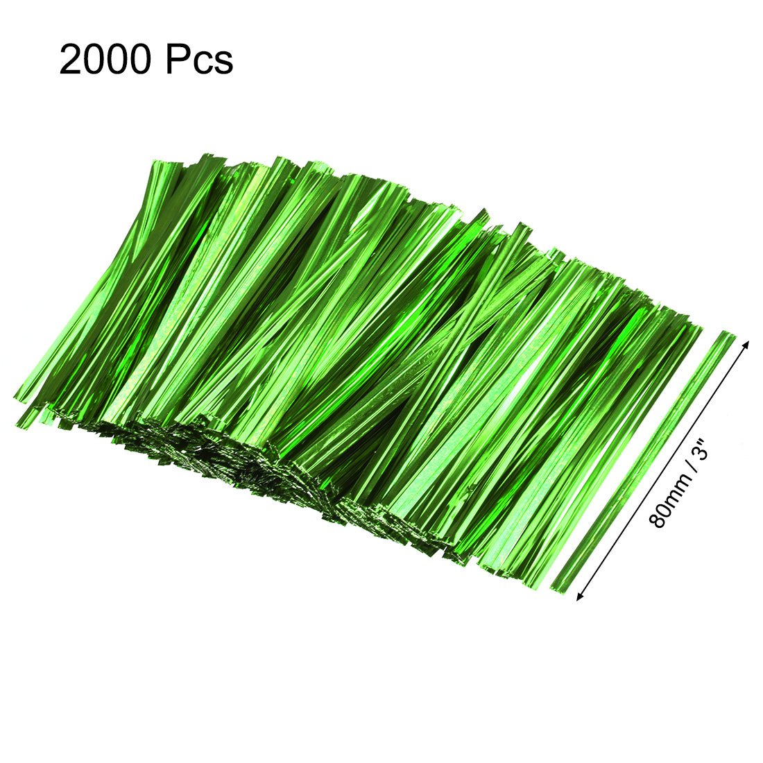 Harfington Inches Metallic Twist Ties for Bags 2000pcs