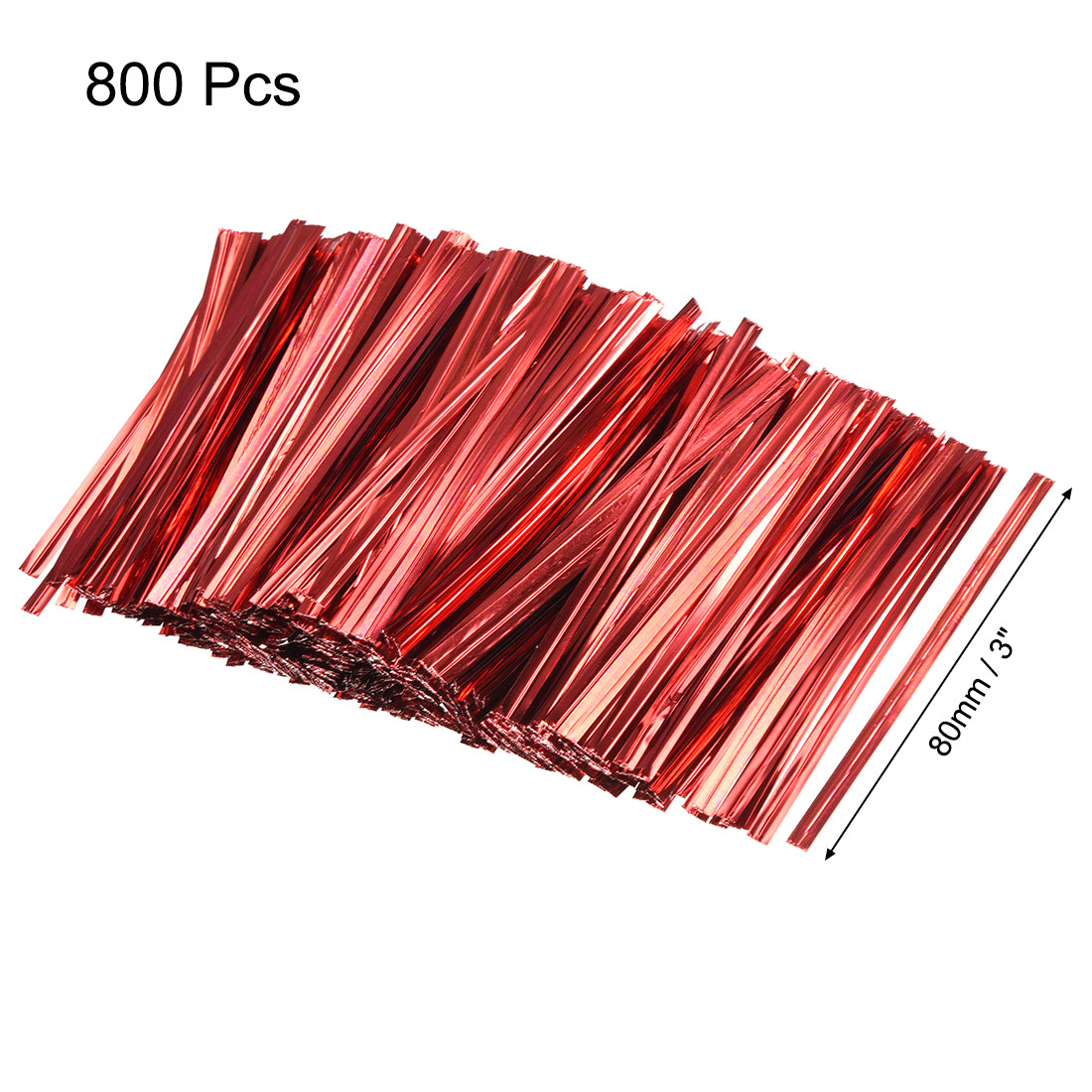 Harfington Inches Metallic Twist Ties for Bags 800pcs