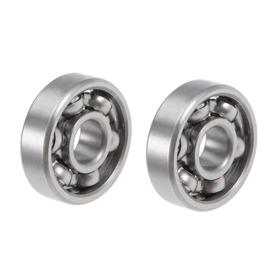 Harfington R4A Ball Bearing 1/4"x3/4"x7/32" Open Type ABEC-1 Bearings 2pcs