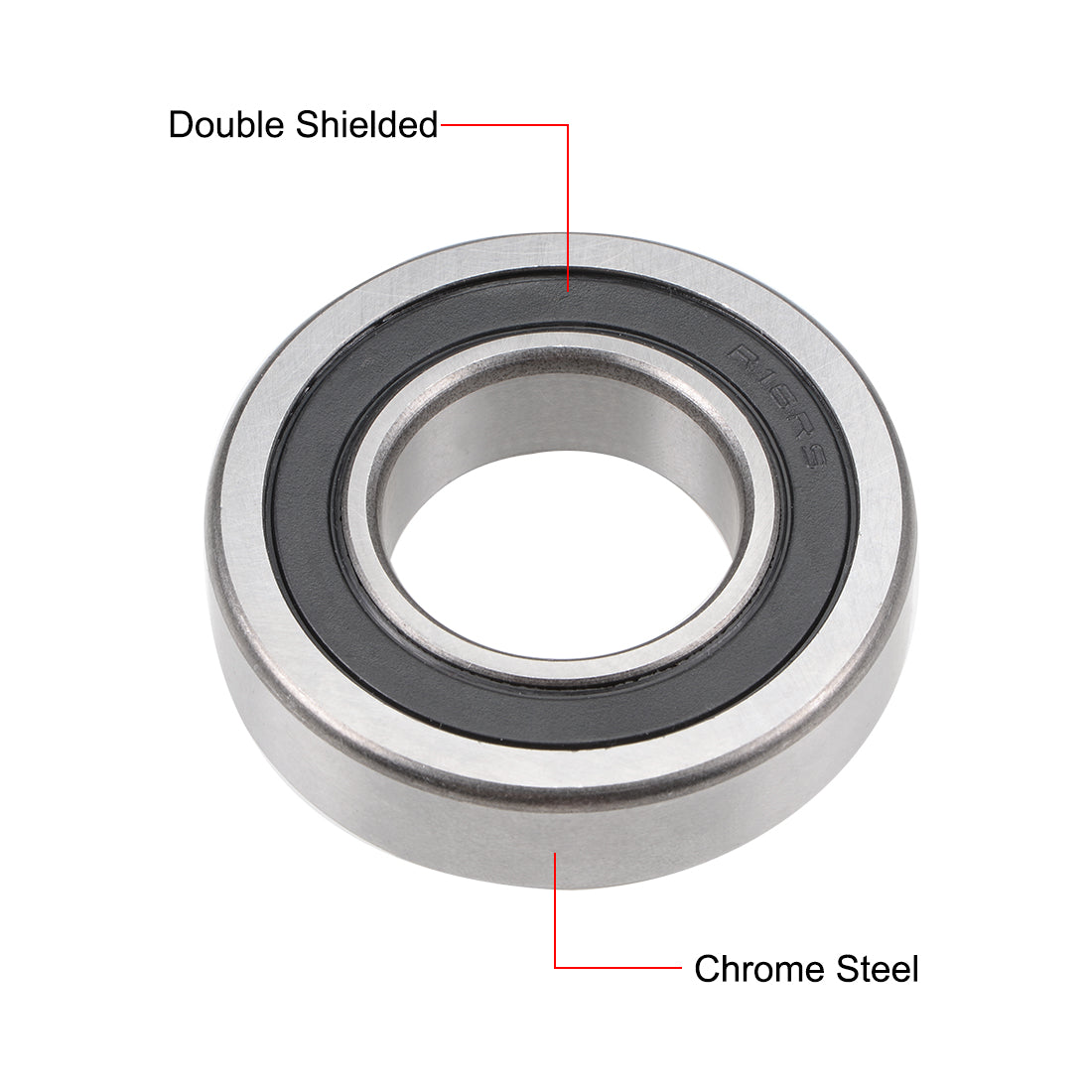 uxcell Uxcell Deep Groove Ball Bearings Inch Double Sealed Chrome Steel P0 Z1