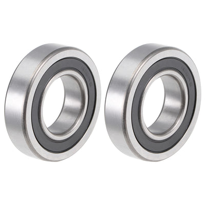 Harfington Uxcell Deep Groove Ball Bearings Inch Double Sealed Chrome Steel P0 Z1