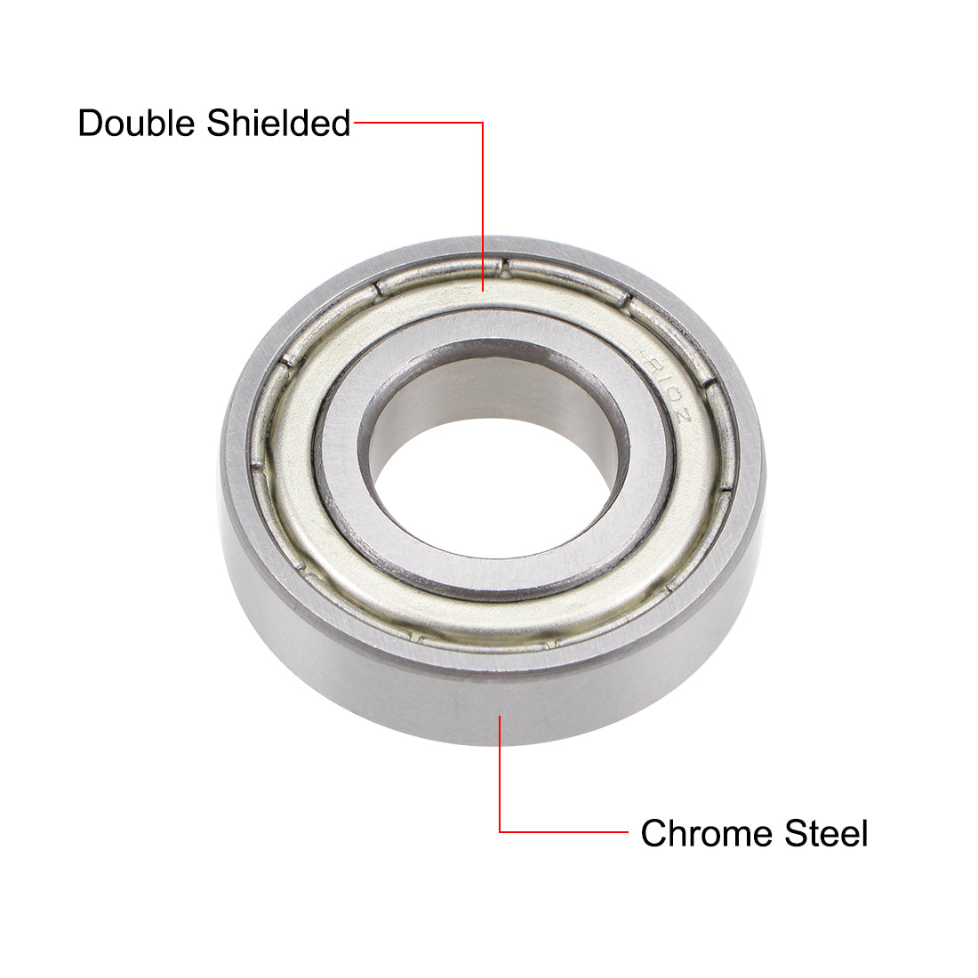 Harfington R10ZZ Deep Groove Ball Bearing 5/8"x1-3/8"x11/32" Double Shielded Z2 Lever Bearings 2pcs