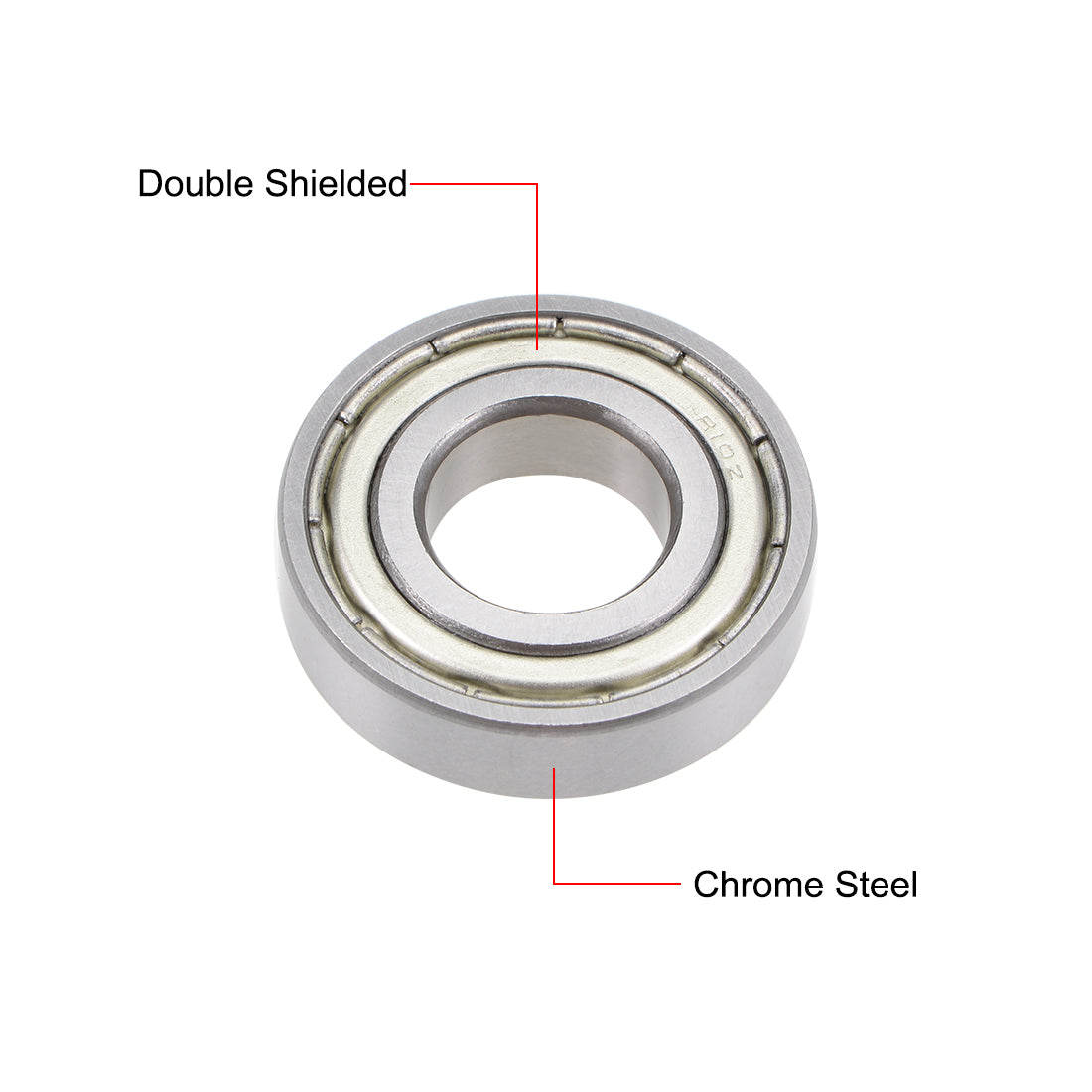 Harfington R10ZZ Deep Groove Ball Bearing 5/8"x1-3/8"x11/32" Double Shielded Z2 Lever Bearings 5pcs