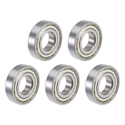Harfington R10ZZ Deep Groove Ball Bearing 5/8"x1-3/8"x11/32" Double Shielded Z2 Lever Bearings 5pcs