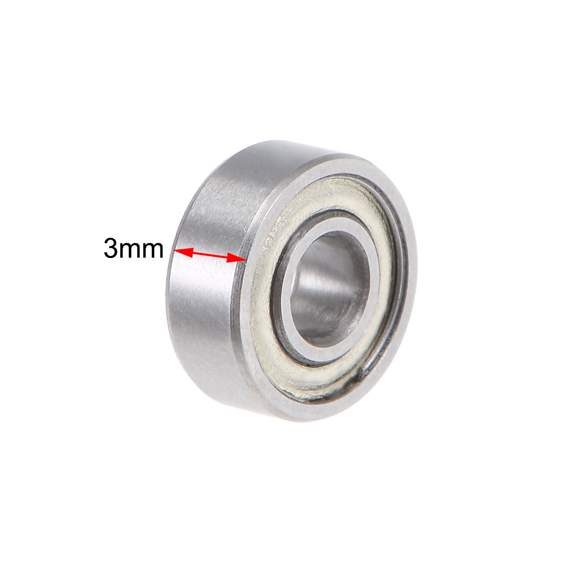 Harfington Deep Groove Ball Bearing Metric Double Sealed Chrome Steel ABEC1 Z1