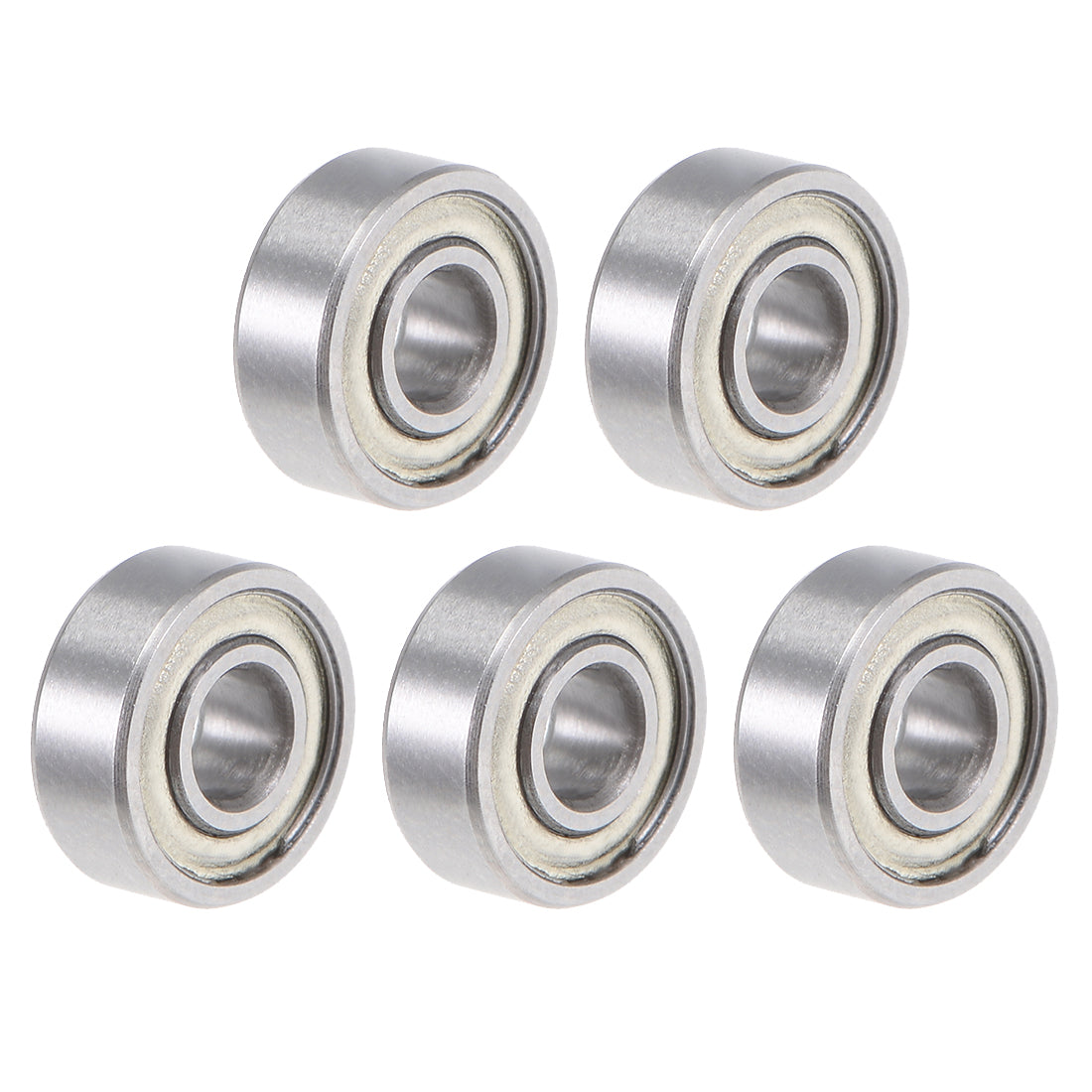 Harfington Deep Groove Ball Bearing Metric Double Sealed Chrome Steel ABEC1 Z1
