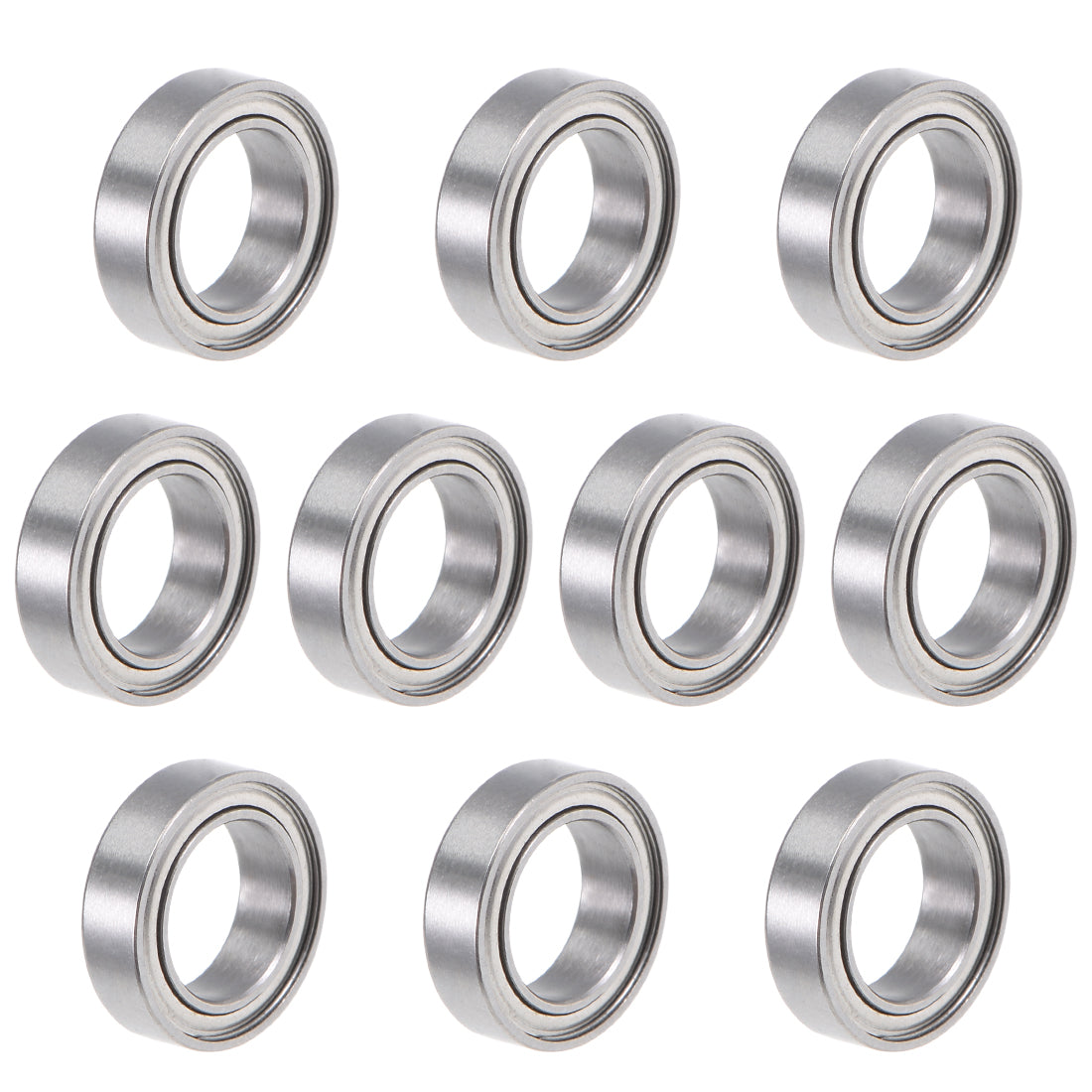 Harfington Deep Groove Ball Bearings Metric Double Shielded Chrome Steel Roller ABEC1 Z1