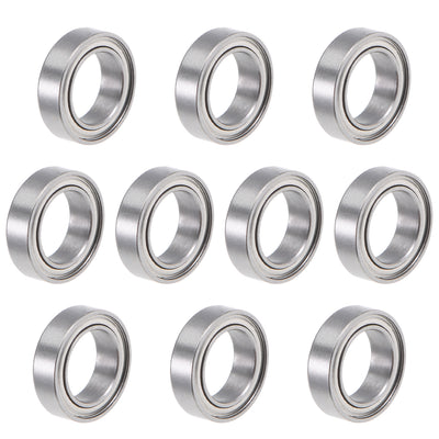Harfington Deep Groove Ball Bearings Metric Double Shielded Chrome Steel Roller ABEC1 Z1