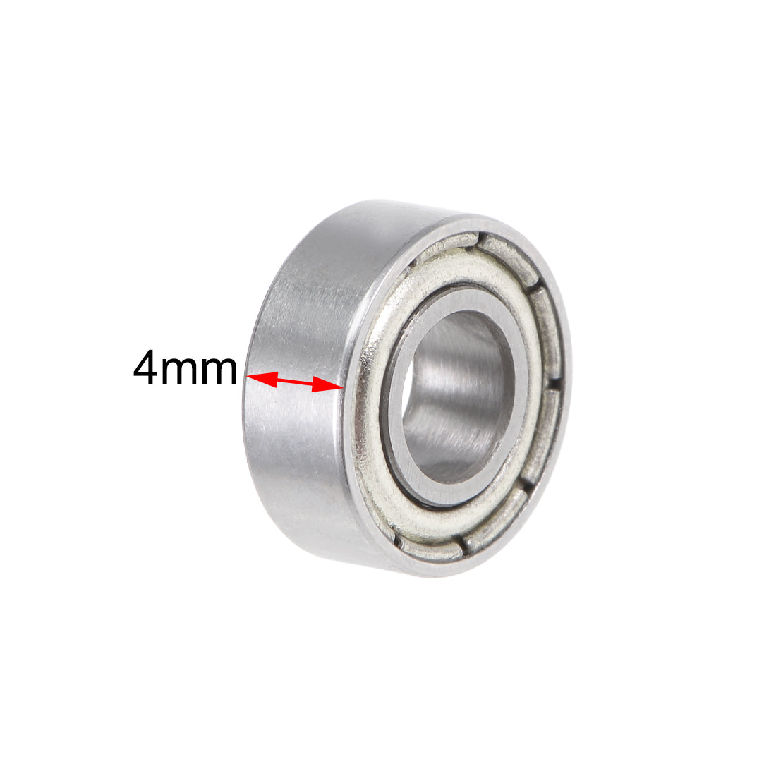 Harfington Deep Groove Ball Bearings Metric Double Shielded Chrome Steel Roller ABEC1 Z1