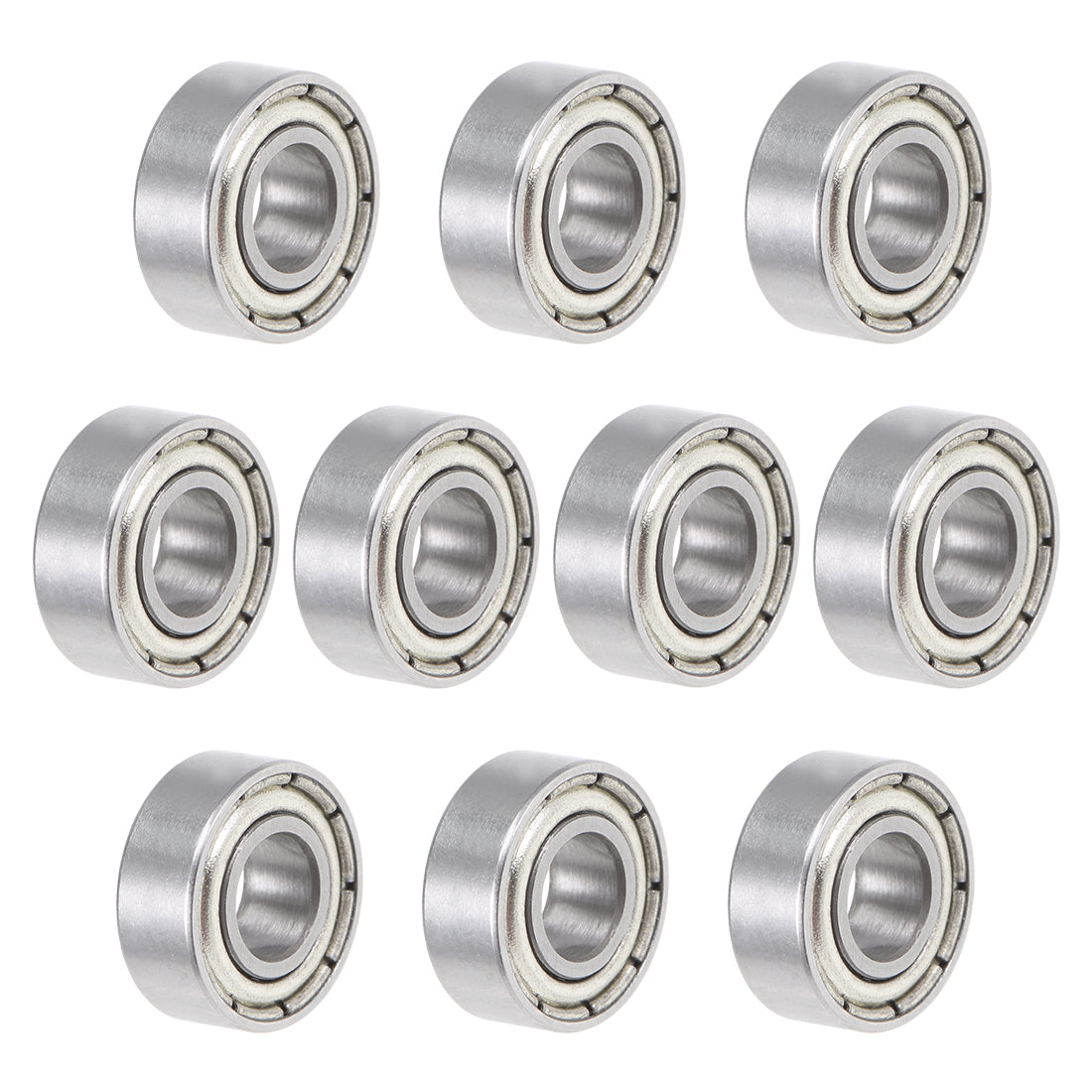 Harfington Deep Groove Ball Bearings Metric Double Shielded Chrome Steel Roller ABEC1 Z1