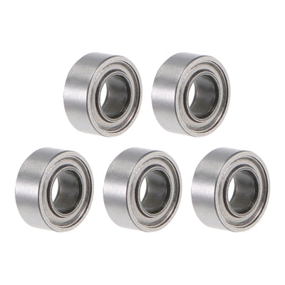 Harfington SMR63ZZ Stainless Steel Ball Bearing 3x6x2.5mm Shielded MR63ZZ Bearings 5pcs