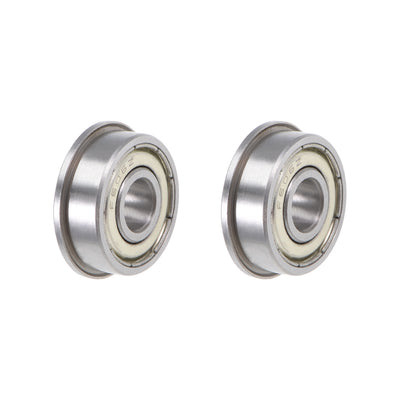 Harfington Flange Deep Groove Ball Bearings Double Shield Chrome Steel