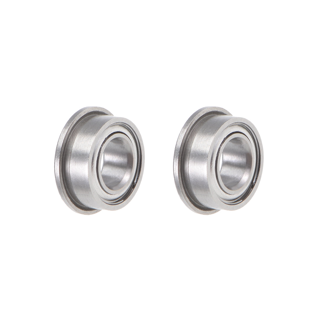 Harfington Miniature Flange Deep Groove Ball Bearings Double Shield Chrome Steel