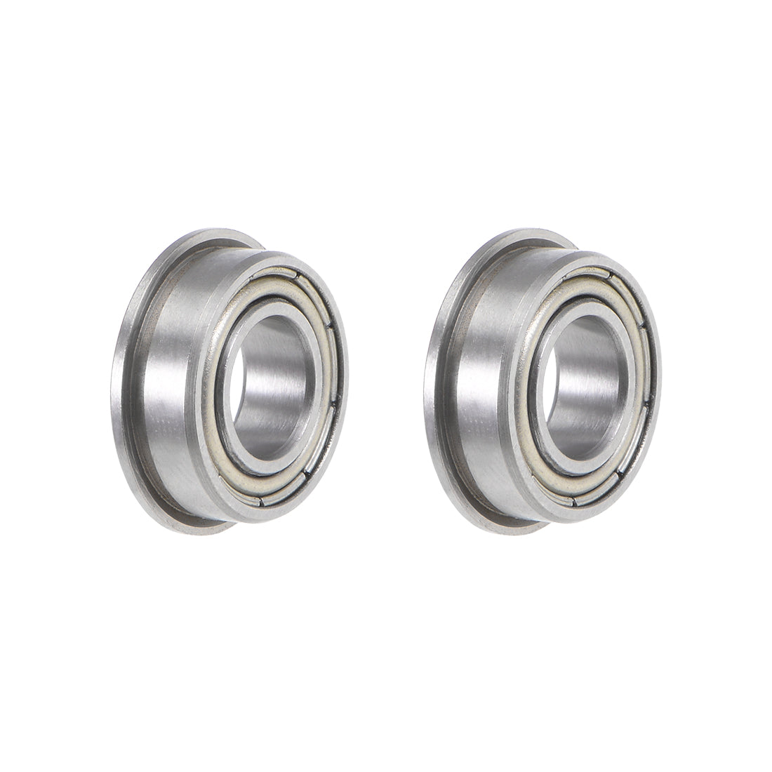 Harfington Miniature Flange Deep Groove Ball Bearings Double Shield Chrome Steel