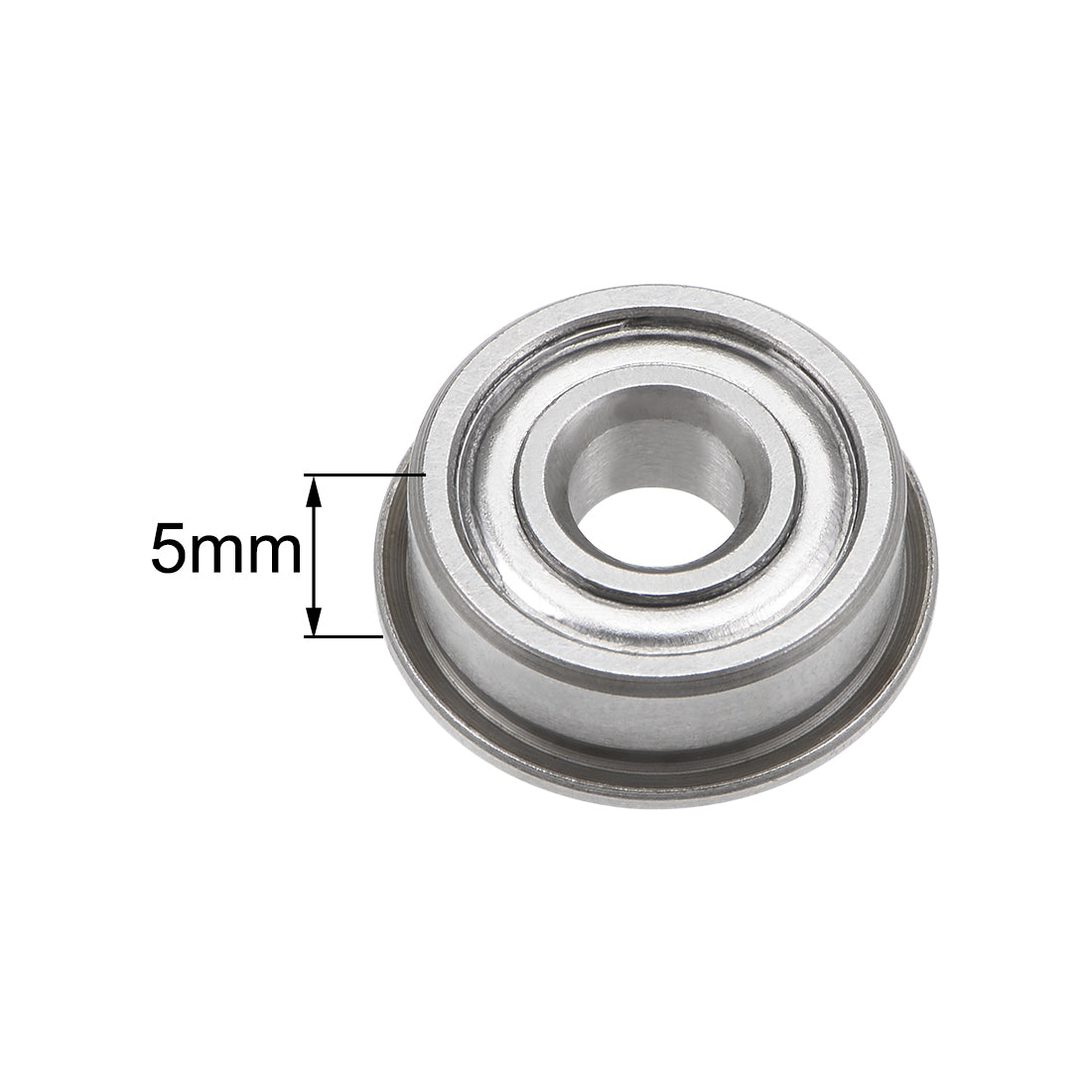 Harfington Flange Deep Groove Ball Bearings Double Shielded Chrome Steel