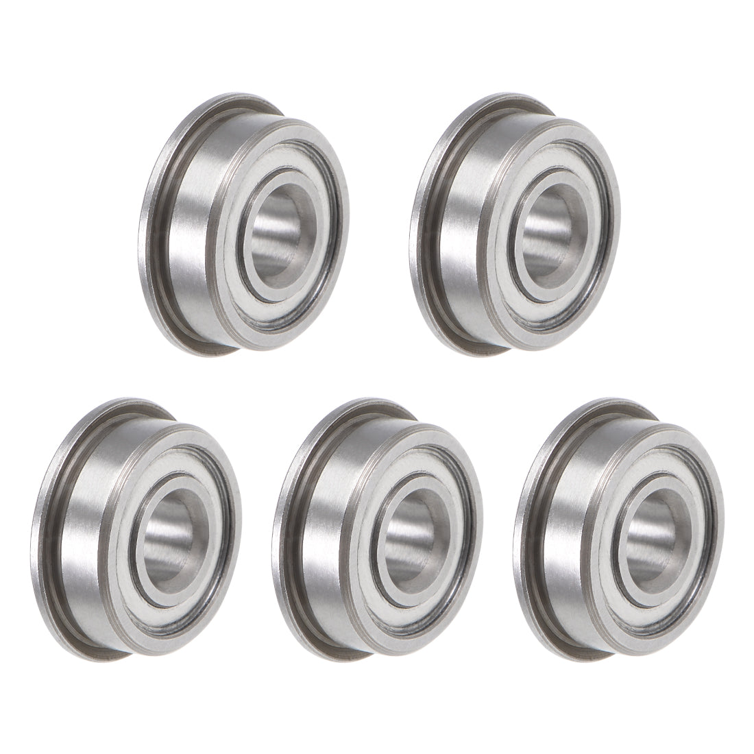 Harfington Flange Deep Groove Ball Bearings Double Shielded Chrome Steel