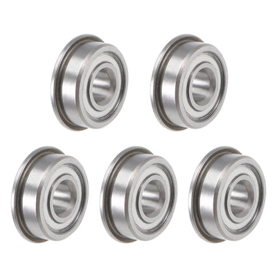 Harfington Flange Deep Groove Ball Bearings Double Shielded Chrome Steel