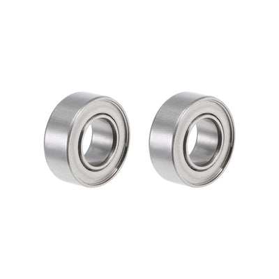 Harfington SR188ZZ Stainless Steel Ball Bearing 1/4"x1/2"x3/16" Double Shielded Bearings 2pcs