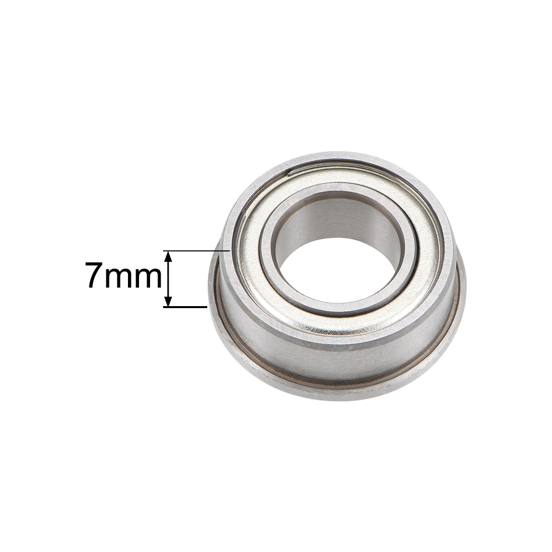 Harfington Flange Deep Groove Ball Bearings Double Shield Chrome Steel