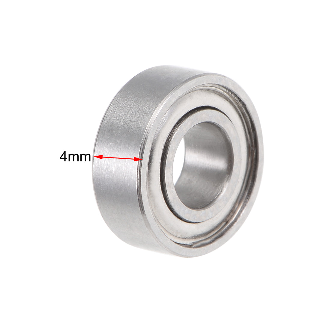 Harfington Miniature Deep Groove Ball Bearings Double Shielded Stainless Steel