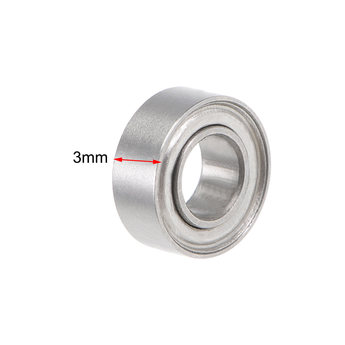 Harfington SMR84ZZ Stainless Steel Ball Bearing 4x8x3mm Shielded MR84ZZ Bearings 5pcs