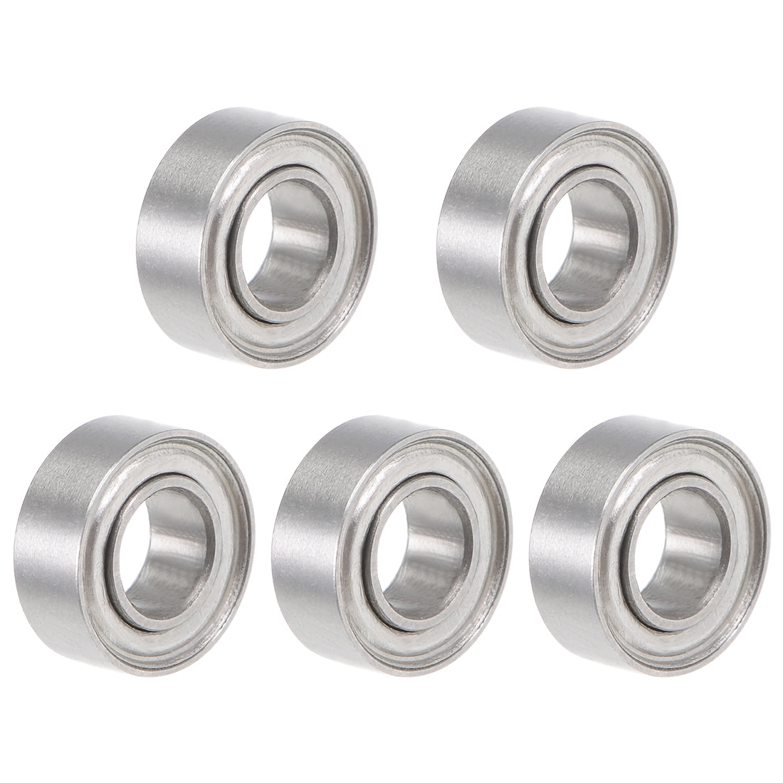 Harfington SMR84ZZ Stainless Steel Ball Bearing 4x8x3mm Shielded MR84ZZ Bearings 5pcs