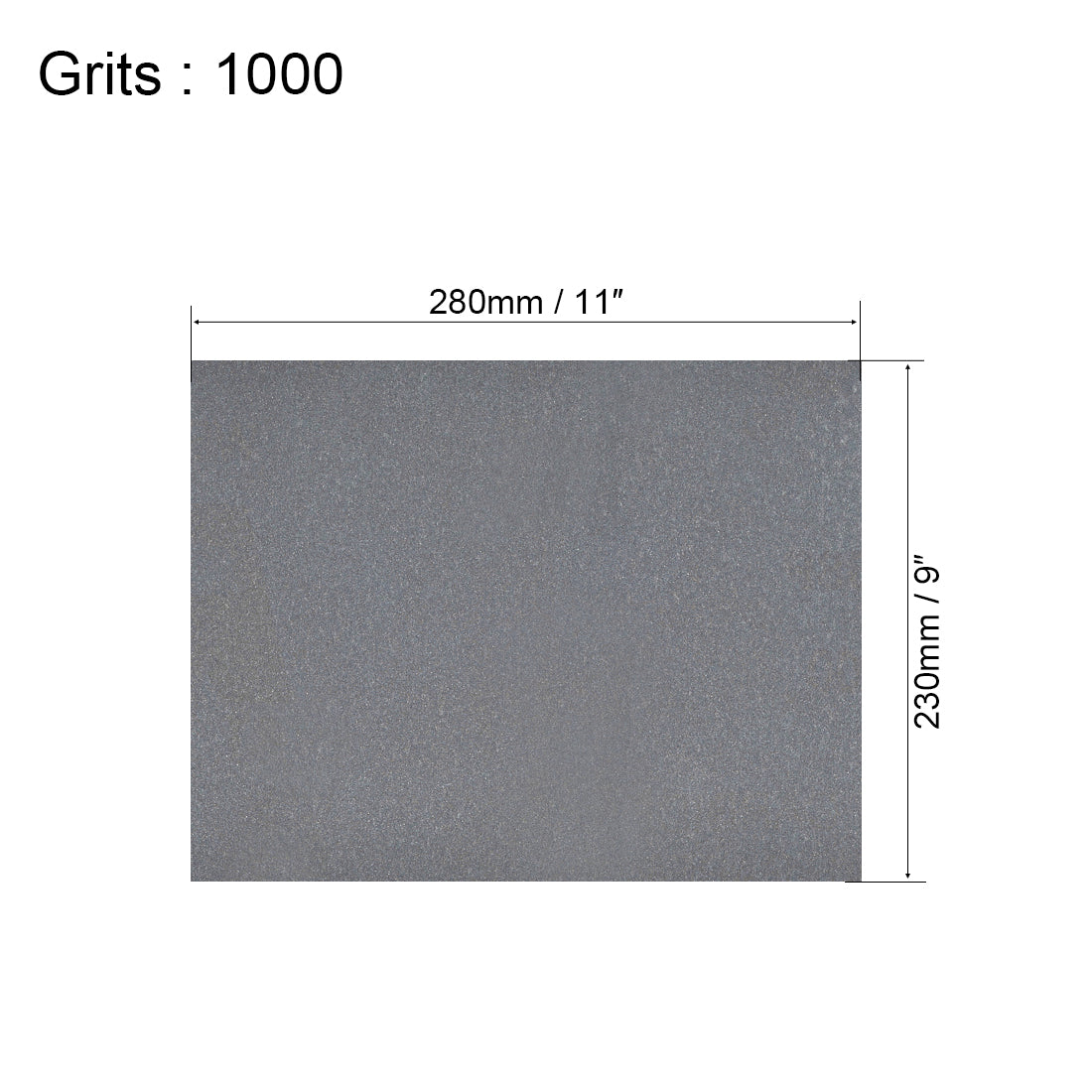Harfington 15pcs 1000 Grits Wet Dry Waterproof Sandpaper 9" x 11" Abrasive Paper Sheets