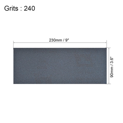 Harfington Wet Dry Waterproof Sandpaper Assortment Abrasive Paper Sheets for Wood Furniture Metal Polishing