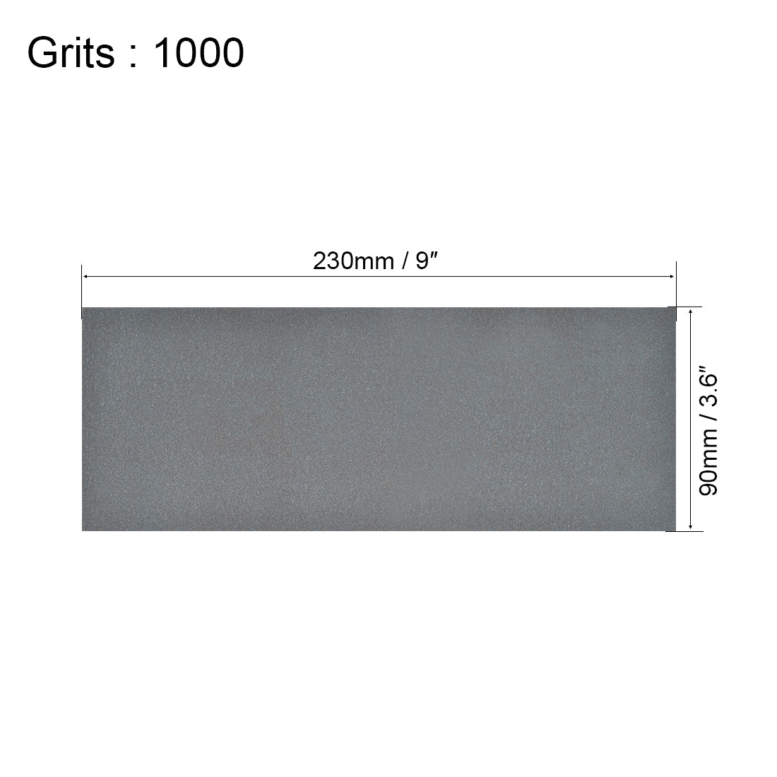 Harfington 15pcs 1000 Grits Wet Dry Waterproof Sandpaper 3.6" x 9" Sanding Paper Yellow