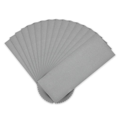 Harfington 15pcs 1500 Grits Wet Dry Waterproof Sandpaper 3.6" x 9" Sanding Paper Yellow