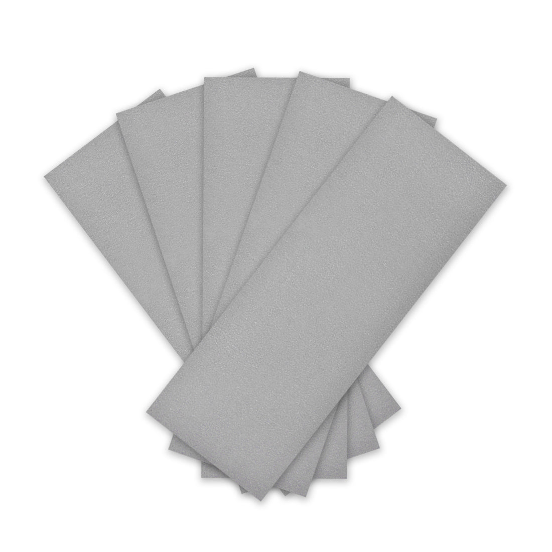 Harfington 5pcs 3000 Grits Wet Dry Waterproof Sandpaper 3.6" x 9" Sanding Paper Blue