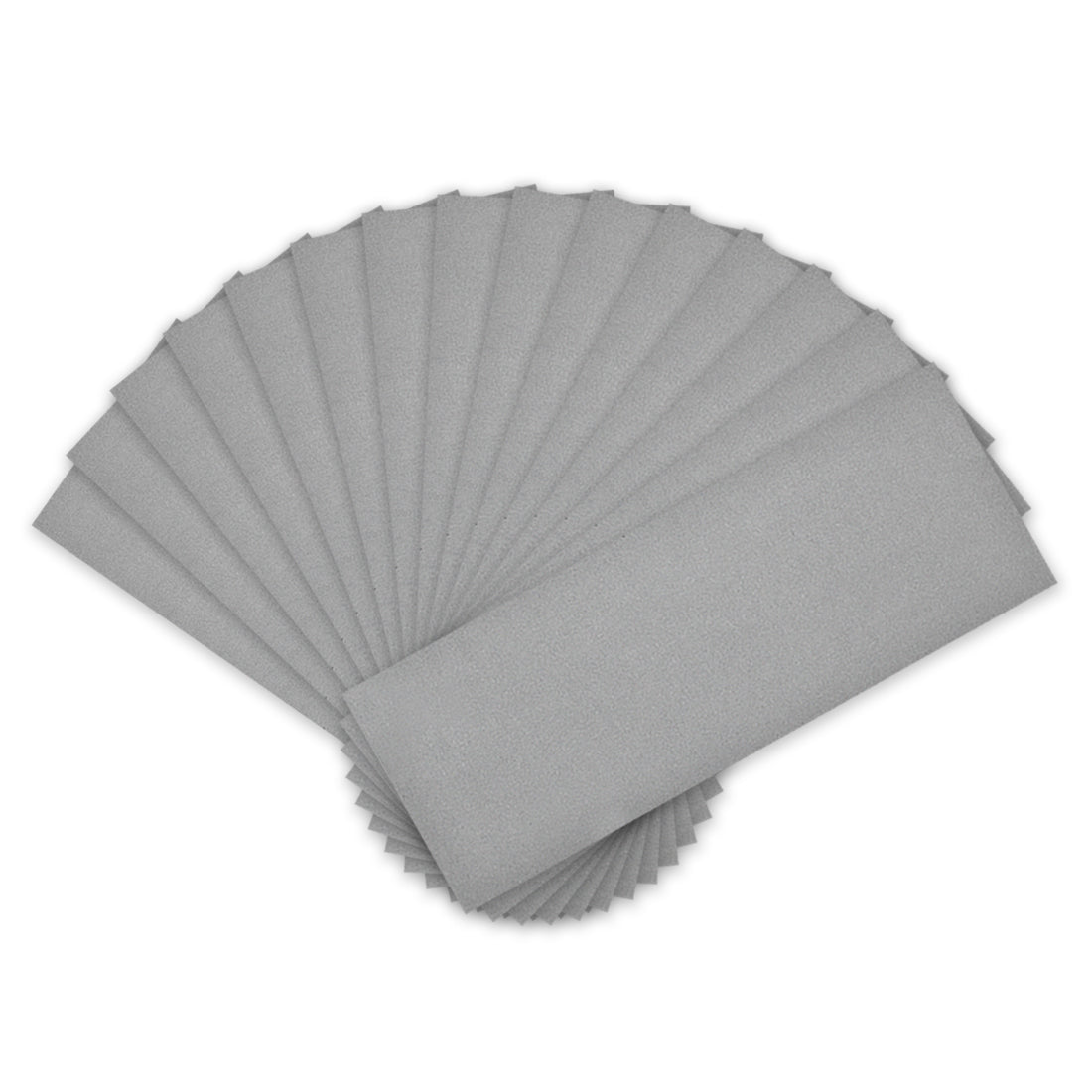 Harfington 15pcs 2000 Grits Wet Dry Waterproof Sandpaper 3.6" x 9" Sanding Paper Blue