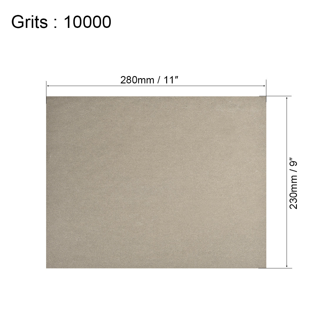 Harfington 5pcs 10000 Grits Wet Dry Waterproof Sandpaper 9" x 11" Abrasive Paper Sheets