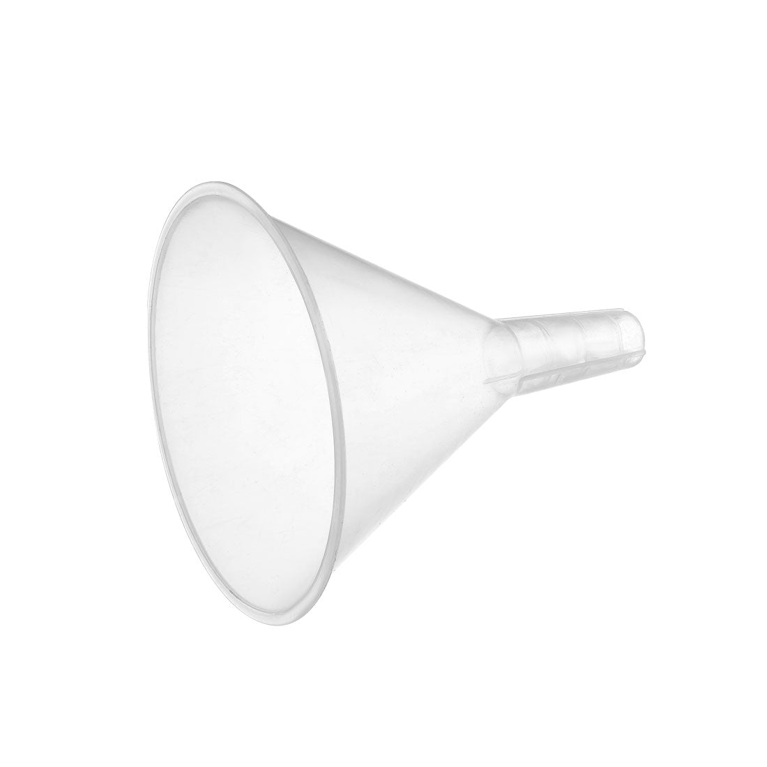 Harfington 12pcs Clear Plastic Funnels 4.5 inch Dia. Mouth Transfer Filling Tool for Bottle Filling Perfumes Essential Oils Laboratory Chemicals