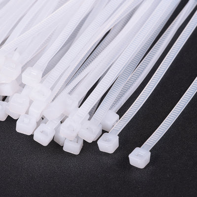 Harfington Nylon Cable Ties 4 Inch Self-Locking Zip Ties 0.12 Inch Width White 150pcs