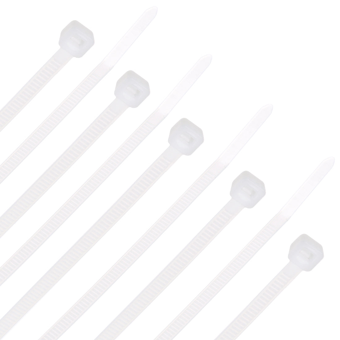 Harfington Nylon Cable Ties 4 Inch Self-Locking Zip Ties 0.12 Inch Width White 150pcs