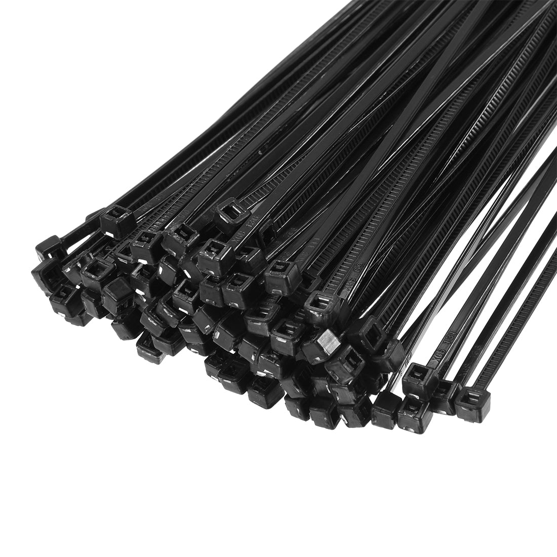 Harfington Nylon Cable Ties 8 Inch Self-Locking Zip Ties 0.08 Inch Width Black 150pcs