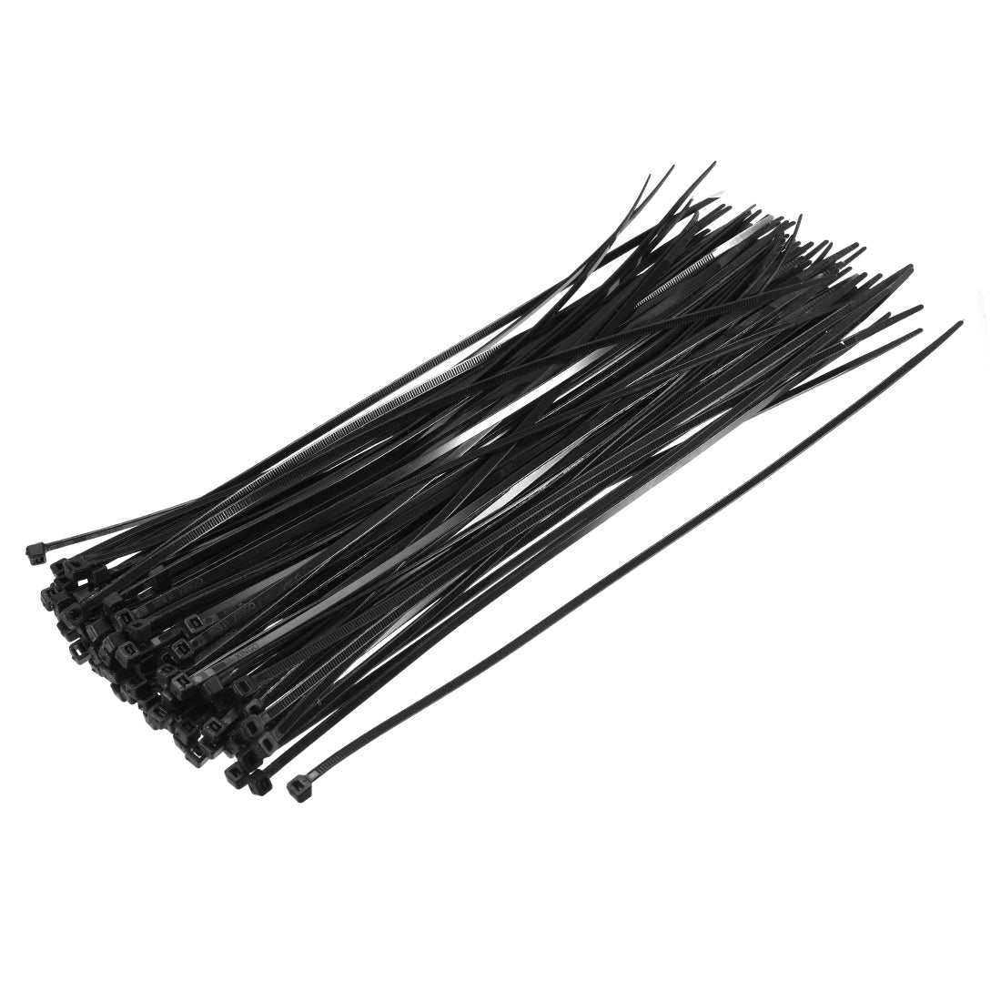 Harfington Nylon Cable Ties 8 Inch Self-Locking Zip Ties 0.13 Inch Width Black 150pcs