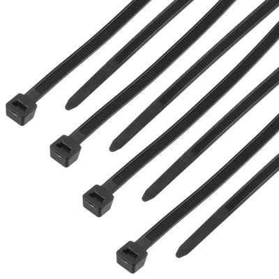 Harfington Nylon Cable Ties 20 Inch Self-Locking Zip Ties 0.2 Inch Width Black 25pcs