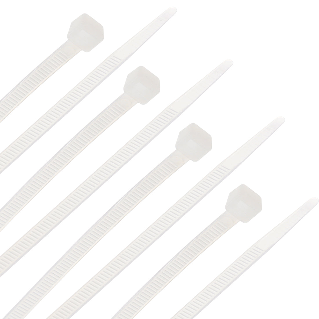 Harfington Nylon Cable Ties 16 Inch Self-Locking Zip Ties 0.2 Inch Width White 50pcs