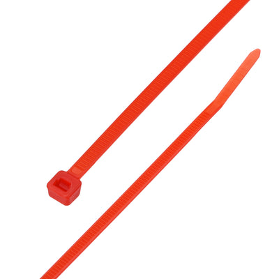 Harfington Nylon Cable Ties 8 Inch Self-Locking Zip Ties 0.14 Inch Width Red 150pcs