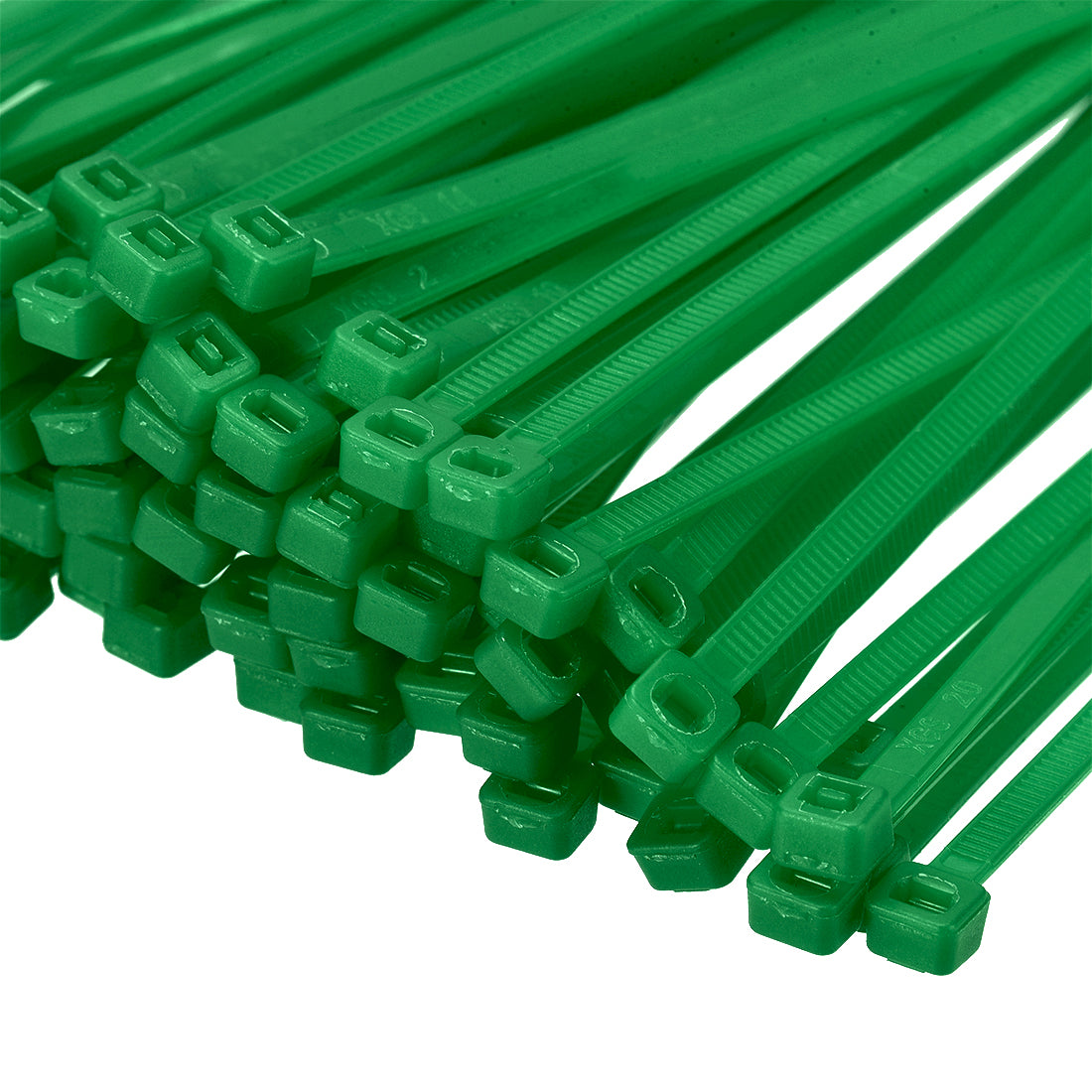 Harfington Nylon Cable Ties 8 Inch Self-Locking Zip Ties 0.14 Inch Width Green 100pcs